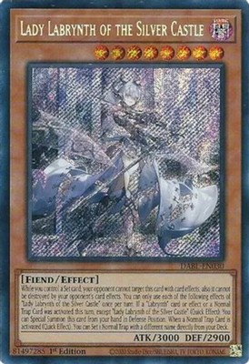 Lady Labrynth of the Silver Castle - DABL-EN030 - Secret Rare - 1st Edition Near