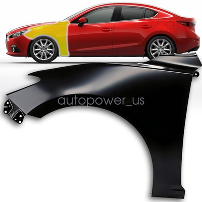 #ad Fender Front Left LH Driver Side Fit 2014 2018 Mazda 3 Primered Steel BJS752211 $129.99