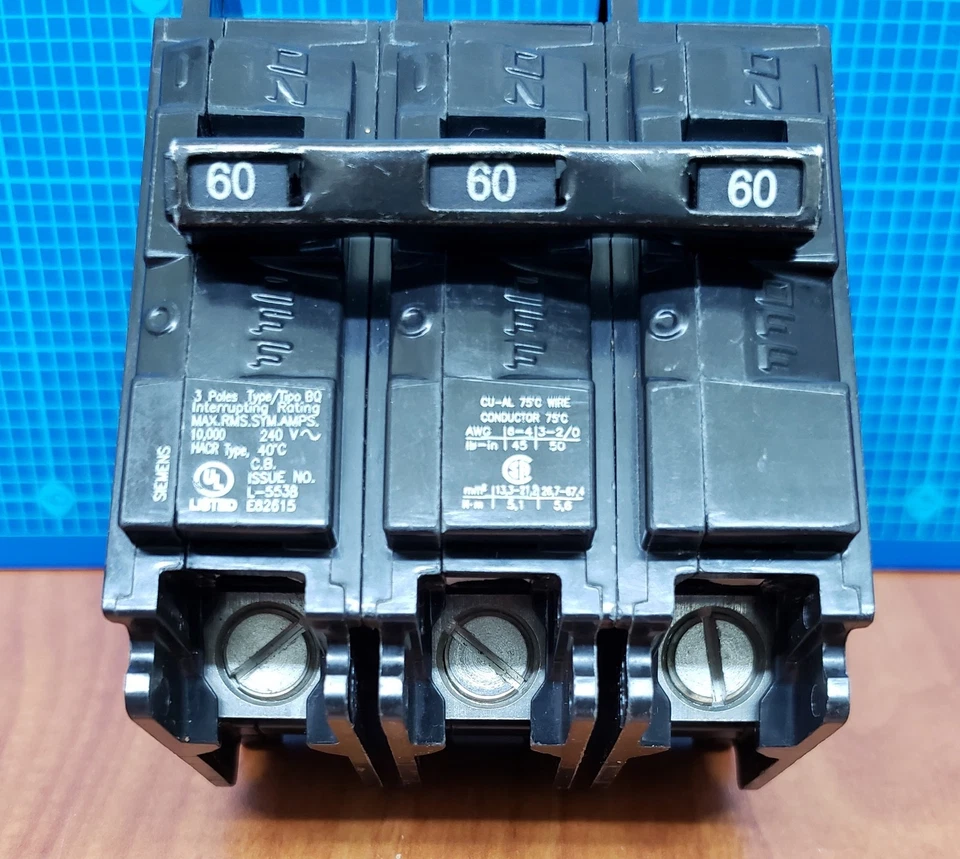 Siemens BQ3B060 Circuit Breaker - Image 3 of 4