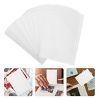  100 Pcs Laminator Sheets Pvc Adhesive Clear Photo Laminating Film Cold