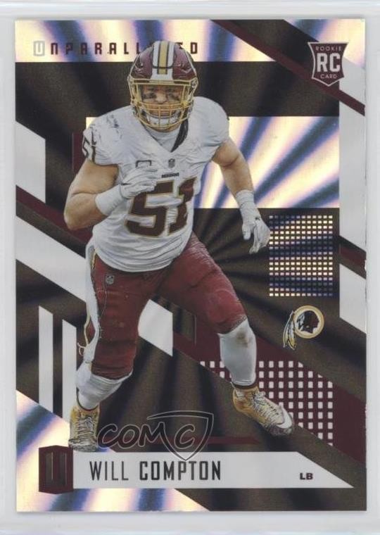 2017 Panini Unparalleled Will Compton #114 Rookie RC