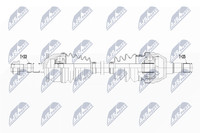 NTY Antriebswelle NPW-PL-069 FüR Opel Astra Caravan P10 GTC LPG Turbo