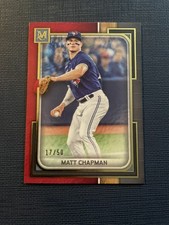 2023 Topps Museum Collection Ruby /50 Matt Chapman #98 Blue Jays
