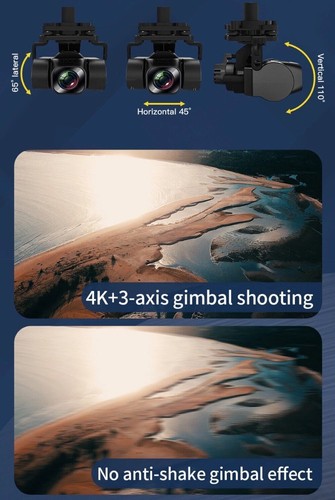 ZLL SG907 MAX RC Drone 5G WIFI GPS Drone with 4K HD Dual Camera 3-axis Gimbal - Picture 4 of 12