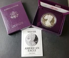 1992 S Proof $1 American Silver Eagle Dollar