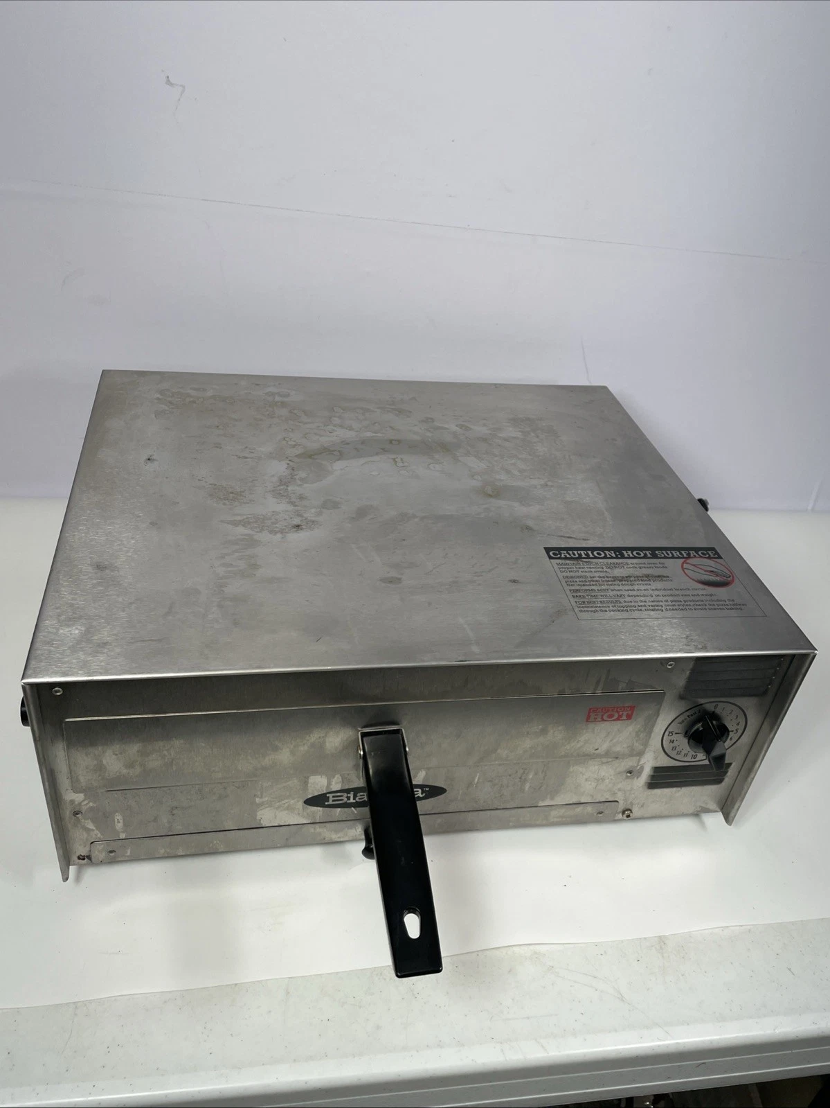 BIAGGIA Model 502 Countertop Pizza Oven 120 Volts 1450 Watts Used -Works Great
Opens in a new window