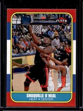 2006-07 Fleer Shaquille O'Neal 1986 87 20th Anniversary #115 Heat