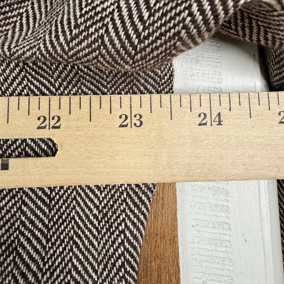 Gant Blazer мужской 44R коричневый Herringbone 2 кнопки 100% льняной Sport пальто куртка - Изображение 3 из 4