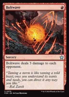 1x - Boltwave - #79 - Foundations - CUC NM MTG