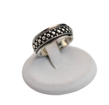 925 Sterling Silver Spinner Ring Fidget Worry Spinning Wedding Band Unisex