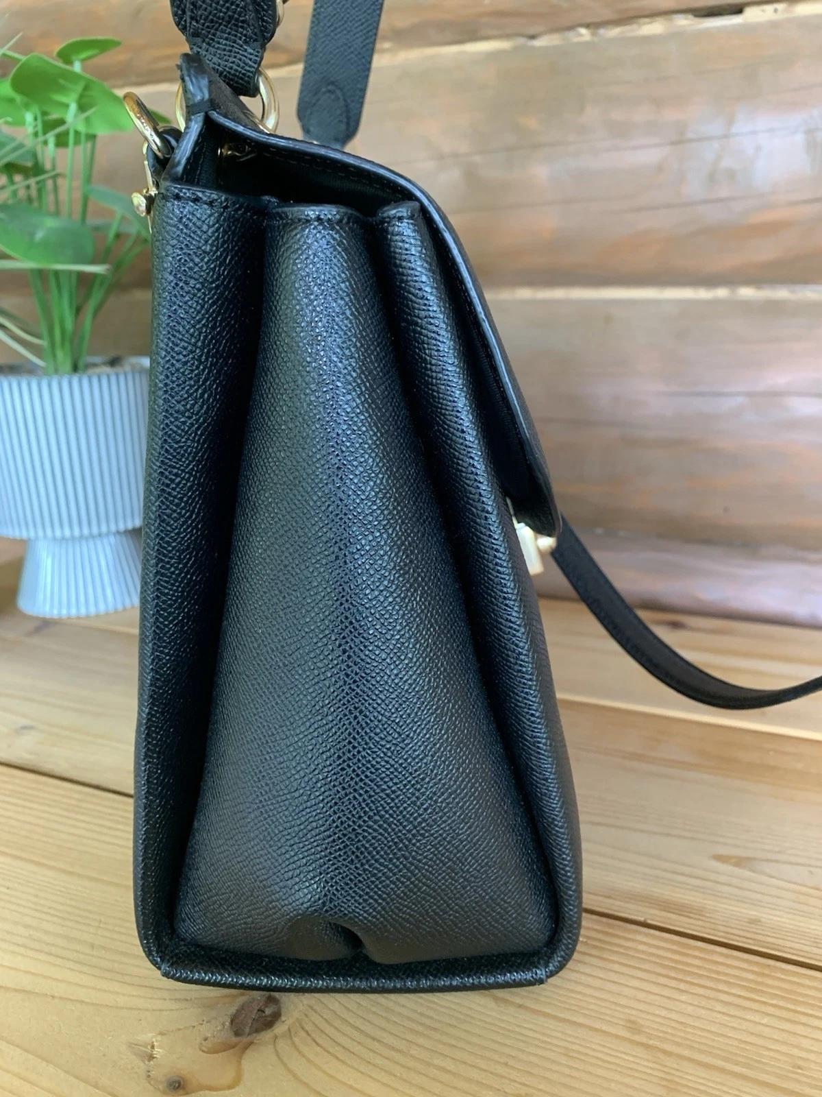 Borsa Coach Avery Flap Carryall in pelle a tracolla con manico superiore a catena