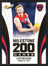 2026 AFL SELECT FOOTY STARS MILESTONE GAME CARD [MELBOURNE] MG63 Clayton OLIVER