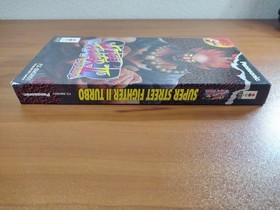 Super Street Fighter II Turbo Panasonic 3DO Long Box Near CiB (No Disc) VGC 
