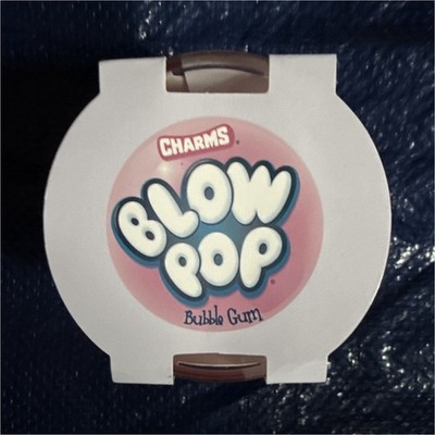 Charms Blow Pop Bubble Gum Scented Jar Candle 3 oz Pink Round Glass Jar