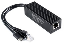 Industrial Gigabit PoE Splitter with IEEE 802.3af/at-Compliant 10/100/1000Mbp...