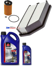 FOR HYUNDAI ix35 1.7 CRDI (10-15) OIL AIR FILTER & ENGINE OIL SERVICE KIT NEW