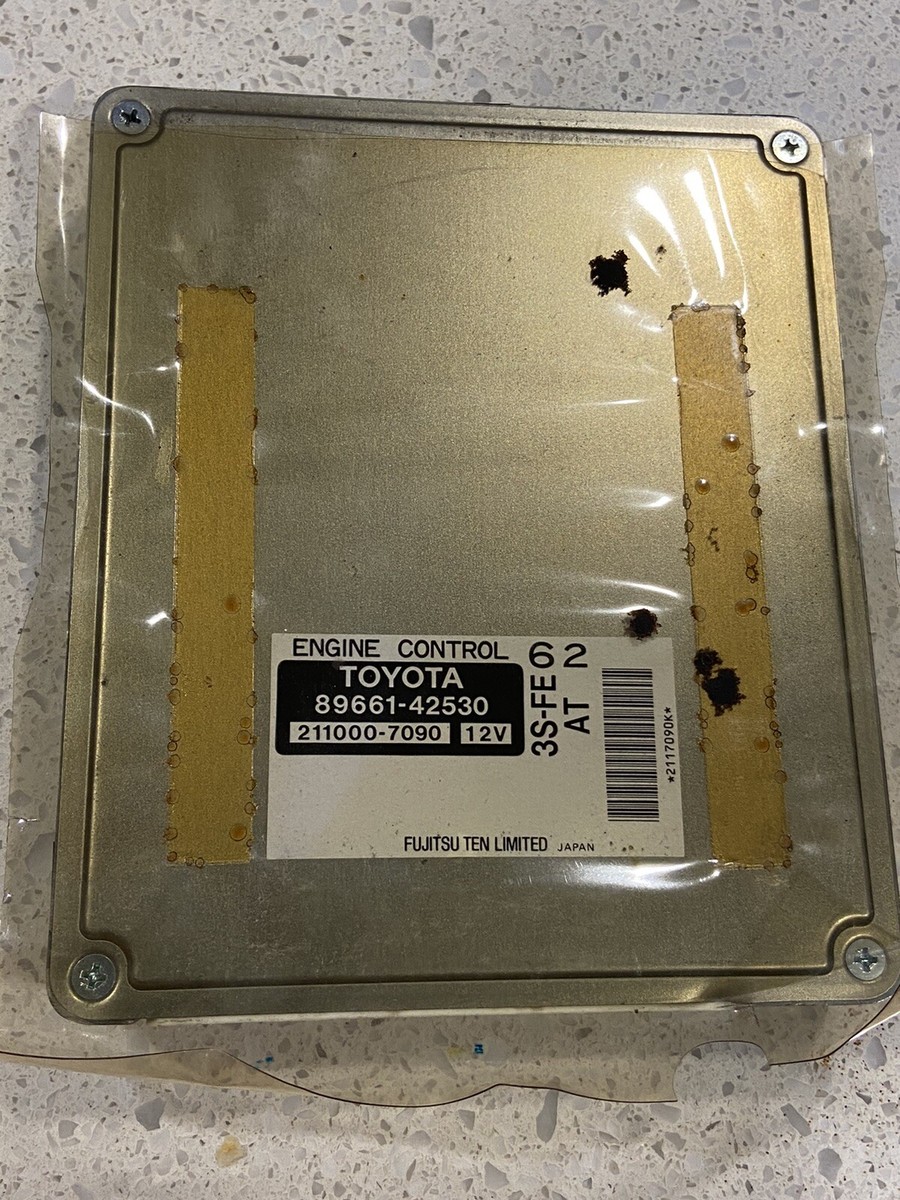1999 2000 TOYOTA RAV4 ENGINE COMPUTER ECU 89661-42530 4WD AUTO CA