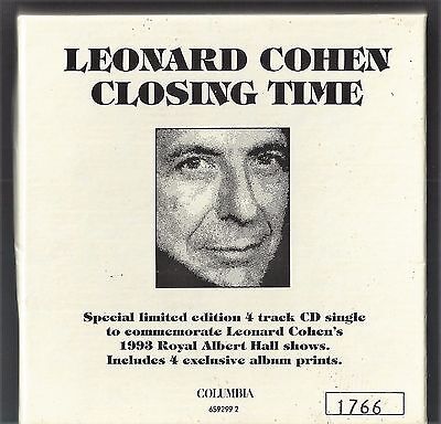 leonard cohen closing time live leonard cohen closing time live