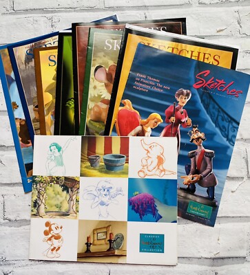 Walt Disney Classics Collection 1999 Katalog WDCC + 8 Skizzen Magazine