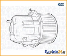 Interior blower Magneti Marelli 069412704010 for Citroën