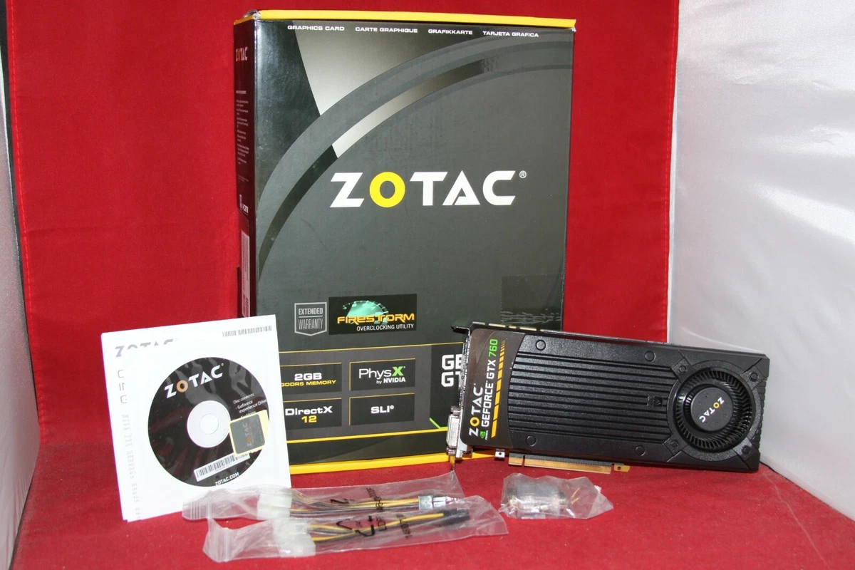 Zotac Nvidia GeForce GTX 760 2GB 256BIT GDDR5 PCI Express Graphics Card