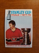 1978-79 Topps Hockey # 264 Stanley Cup Finals 