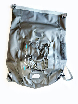 Phantom Aquatics wasserdichter Rucksack Wanderrucksack 25 Liter schwarz grau