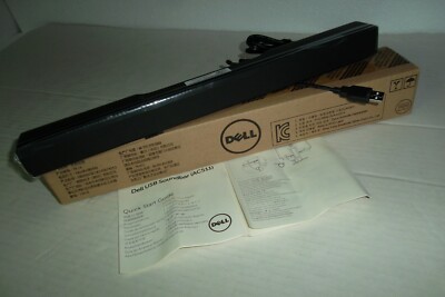 Dell AC511 Soundbar Speakers for P2214Hb P2217Hb Monitor USB MN008 318-2885  NEW