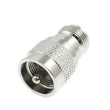 N Female Jack to Male UHF Plug Straight RF Coaxial Adapter USA