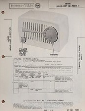 SAMS PHOTOFACT SERVICE MANUAL 263-3 ARVIN RADIO 840T RE278-1