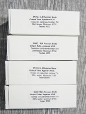 6N3C QUAD (4) of Russian Made Audio Output Tubes (for 6L6GB / 6L6 / 6Pi3C ) New?