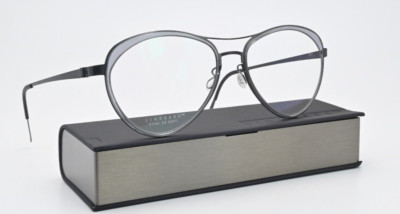 LINDBERG Brille 9746 54-17 T409 135 Col PU9 Strip Titanium Polished Anthrazit