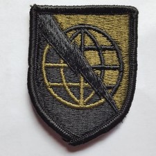 U.S. ARMY INFORMATION SYSTEMS COMMAND OLIV SUBDUED AUFN&Auml;HER PATCH