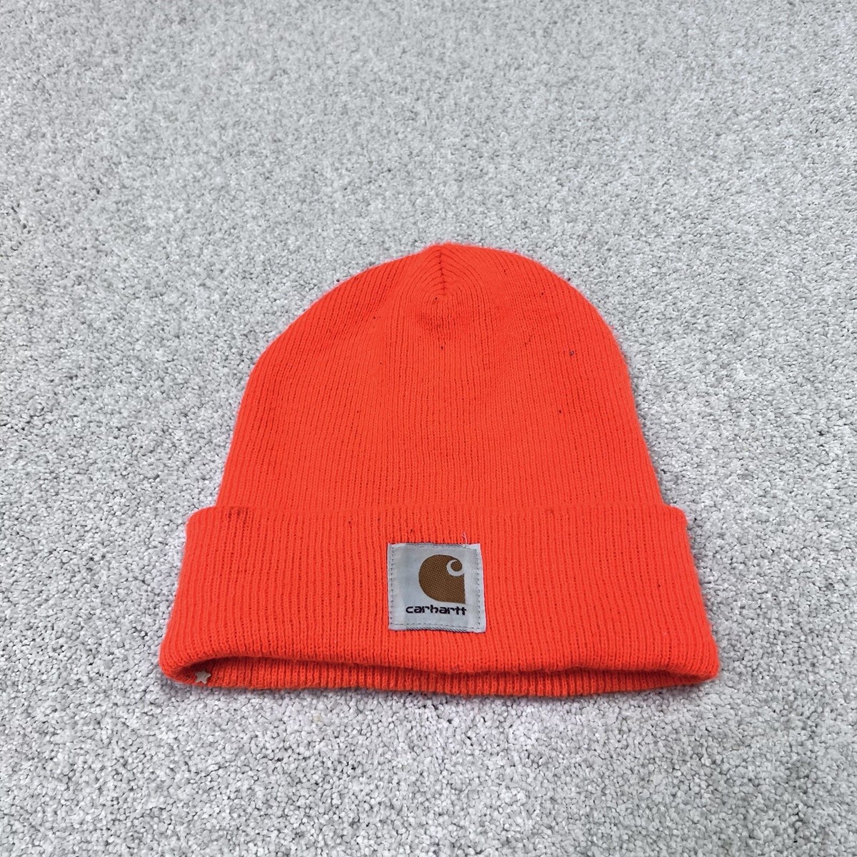 Carhartt Beanie Hat Men’s Orange One Size