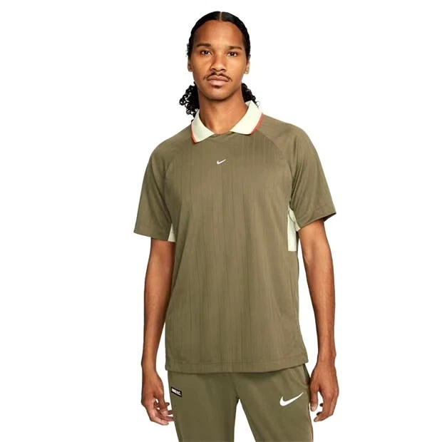 Nike F.C Dri-Fit Performance Polo Shirt Mens Size Large Sport Top Loose Fit