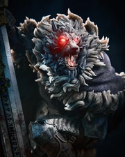 Blaidd Fan Art Resin Statue Pro Painted 1/6 Scale - Made To Order - CA3D