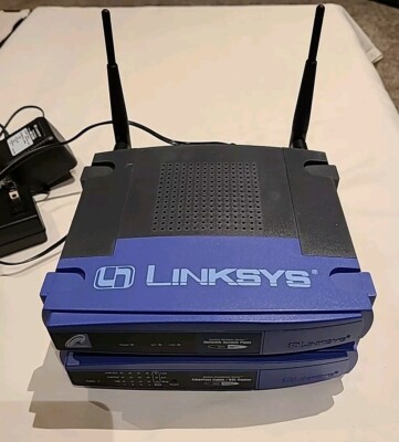 Linksys BEFSR41 V2 10 Mbps 4-Port Wireless Router BEFSR41 & Network Access Point