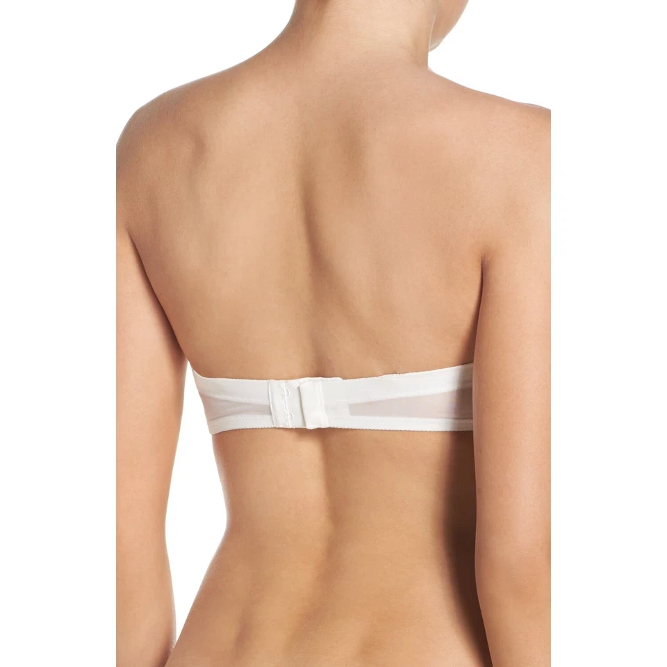 Sujetador Demi Maison Lejaby 272094 para mujer marfil sin tirantes con aros talla 34B Foto 3 de 4