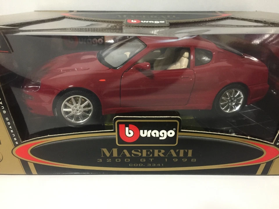 BURAGO 1:18 GOLD COLLECTION MASERATI 3200GT Escala 1/18 de JAPÓN F/S - Imagen 2 de 4