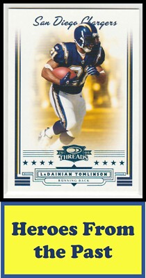 2006 Donruss Threads Retail Blue #76 LaDainian Tomlinson HOF #/200 064-N