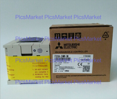 NEW IN BOX PLC FX3GA-24MR-CM FX3GA24MRCM 1 year warranty MITSUBUSHI