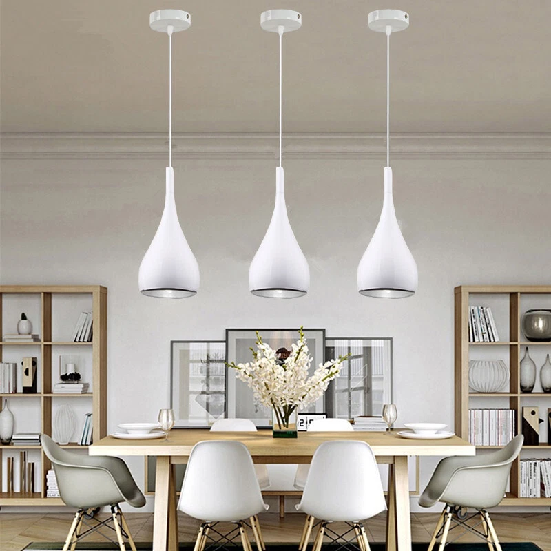 White hanging 2024 kitchen lights