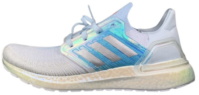 Adidas Ultraboost 20 W Cloud Silver Metallic Sky Tint FV8336 Women's 5 5.5 | eBay