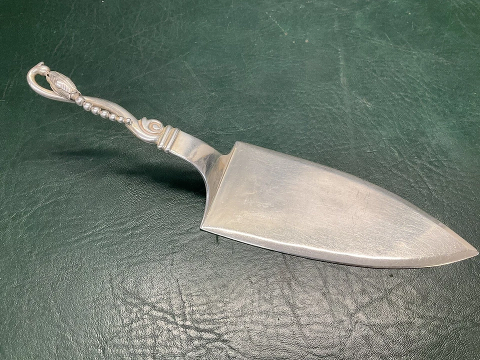 Flor de servidor de pasteles de plata esterlina 925 Fine Sanborns 9-3/4" ~ 177 g ~ México Foto 2 de 4