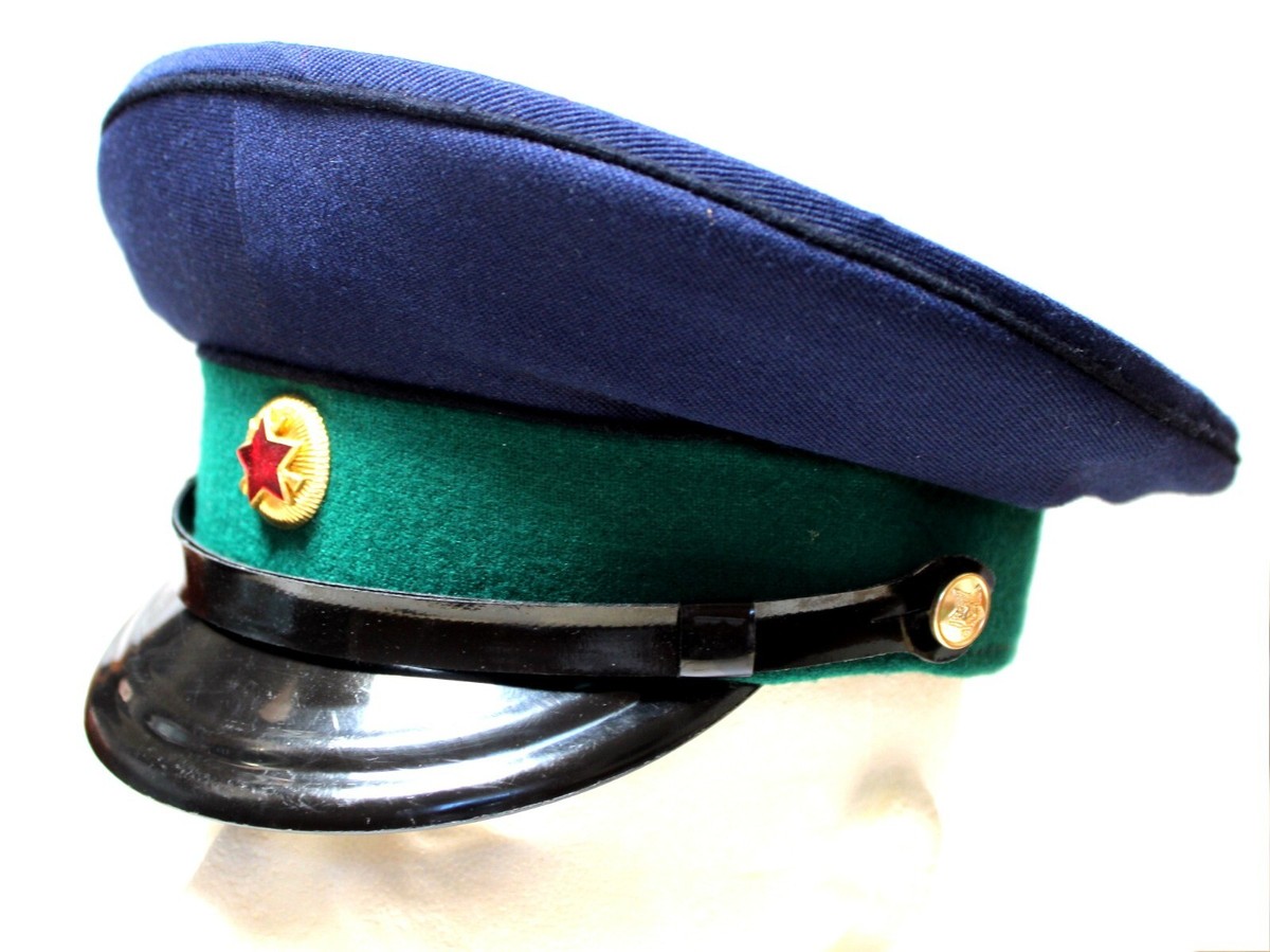 Authentic Vintage 1969 USSR VOKhR Jr. Command Staff Hat Original