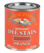 General Finishes Water Based Dye 1 Quart Orange