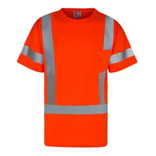 CLARO Everyday ANSI Class 3 Short Sleeve T-Shirt Hi Vis