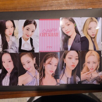 ITZY Fotokarte PVC [CHECKMATE] Mini Album Luckydraw mitmuu