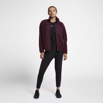 nike women's therma sherpa full zip jacket