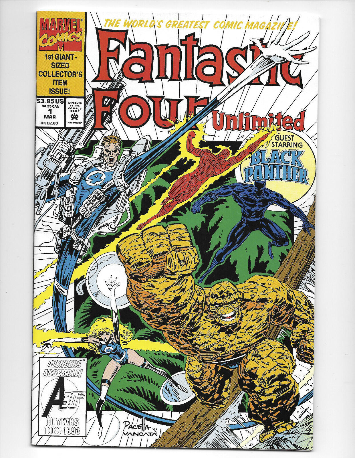 Fantastic Four Unlimited #1-5 1993 Marvel Comics [Choice]